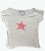 CAMISETA ESTRELLA TRAZADA CUELLO ANCHO